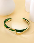 Emerald Wave Bracelet
