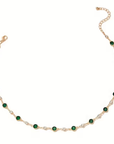 Verdant Dots Necklace