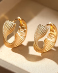 Sculpted Infinity Twist Earrings