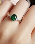 Emerald Promise Ring