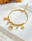 Charm Drop Tree Bracelet