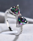 Emerald Bow Ring