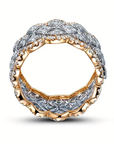 Quatrefoil Pavé Ring