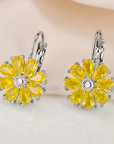 Sapphire Bloom Earrings