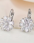 Sapphire Bloom Earrings