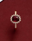 Ruby Blossom Ring