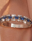 Baguette Crown Ring