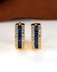 Sapphire Baguette Earrings
