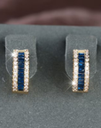 Regal Sapphire Earrings