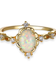 Opal Blossom Ring
