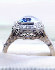 Azure Deco Ring