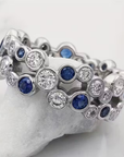 Sapphire Orbit Ring