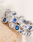 Sapphire Orbit Ring