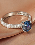 Tanzanite Solitaire Ring