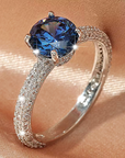 Tanzanite Solitaire Ring