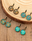 Floral Mosaic Earrings