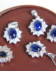 Sapphire Bloom Necklace