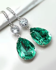 Emerald Teardrop Earrings