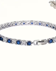 Sapphire Tennis Line Bracelet