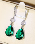 Emerald Teardrop Earrings