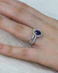 Sapphire Duo Promise Ring