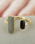 Dual-Color Bar Ring