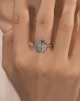 Hammered Starburst Ring