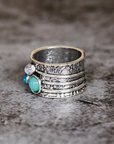 Floral Gemstone Ring