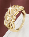 Twisted Braid Ring