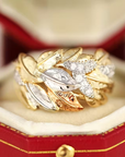 Golden Leaf Ring
