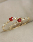 Ruby Heart Ring