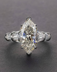 Vintage Bright Drop Ring