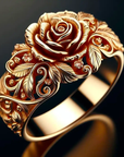 Golden Flower Ring