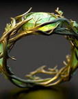 Green Opal Nature Ring