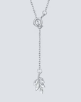 Moss Agate Fern Necklace