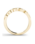 Golden Zirconia Promise Ring