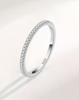 Gypsophila Circle Gold Zirconia Ring