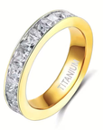 Elegant Luxury Spark Gold Ring