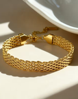 Gold Elegant Mesh Bracelet
