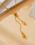 Golden Jewelry Dangle Set