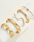 Boho Versatile Gold Bracelet Set