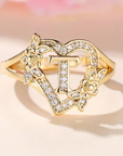 Golden Luxury Adjustable Cuff Ring