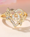 Golden Luxury Adjustable Cuff Ring