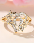 Golden Luxury Adjustable Cuff Ring