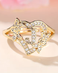 Golden Luxury Adjustable Cuff Ring