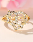 Golden Luxury Adjustable Cuff Ring