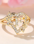 Golden Luxury Adjustable Cuff Ring