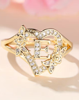 Golden Luxury Adjustable Cuff Ring