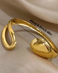 Adjustable Hollow Drop Bracelet