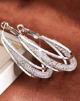 Elegant Bright Hollow Mesh Earrings